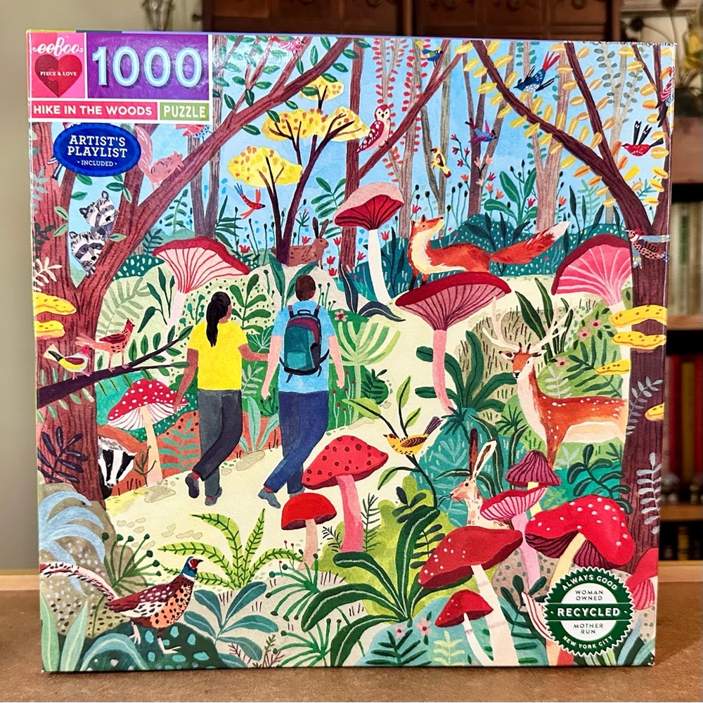 eeBoo Hike in the Woods Puzzle - 1000 Pieces